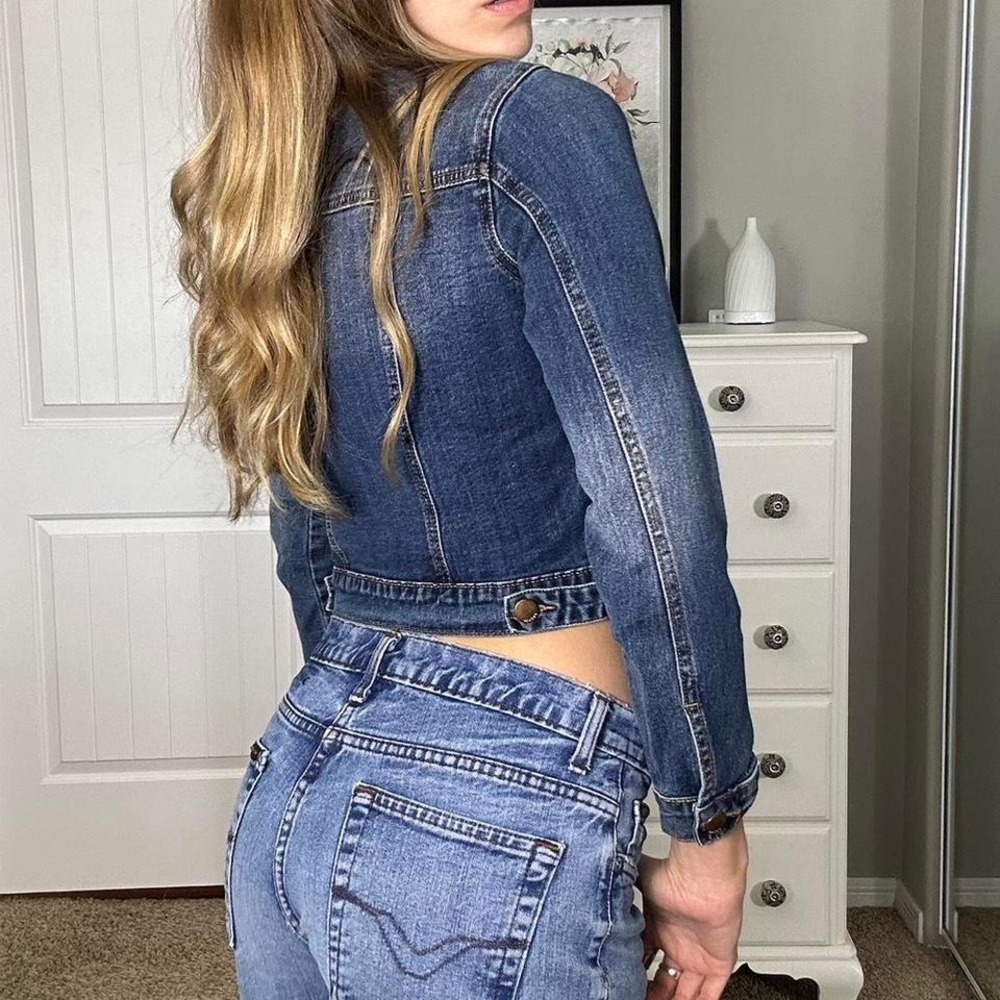 Refuge Blue Mini Denim Jacket - image 4